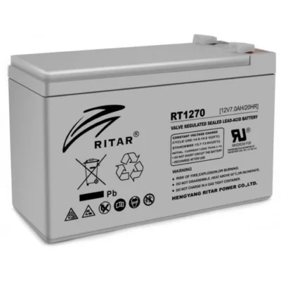Акумуляторна батарея AGM RITAR 12 V 7.0 Ah (RT1270-)