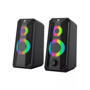 Колонки Vinga SP-200 LED USB Black