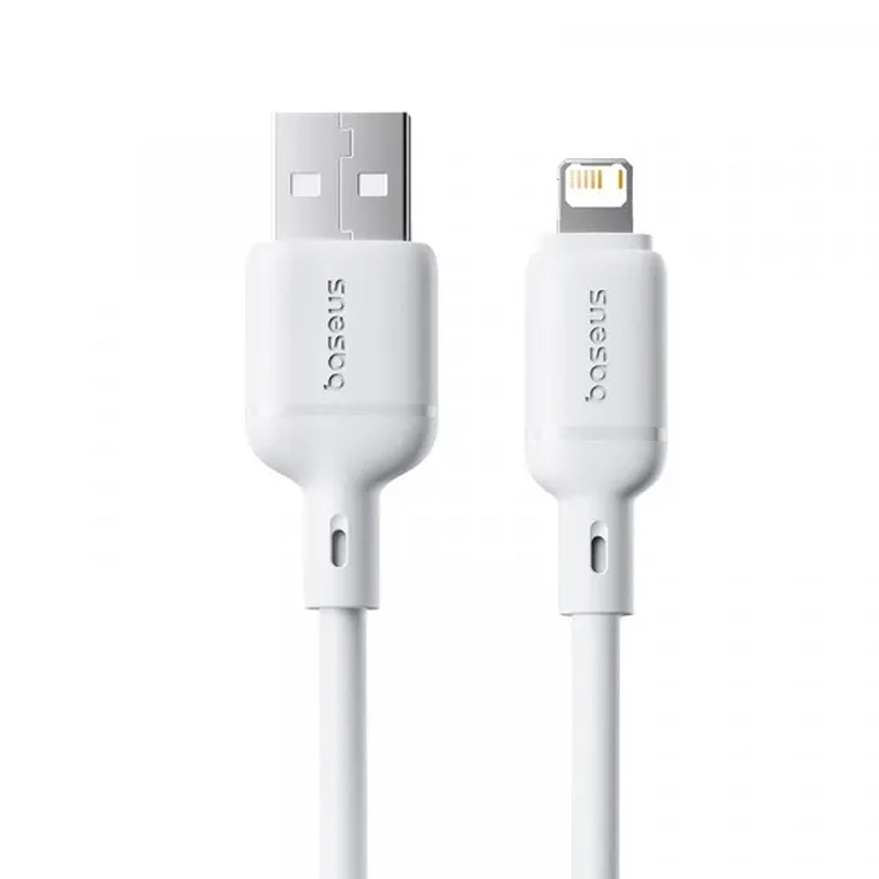USB кабель Baseus Silky Lightning 2m White (P10377702213-01)