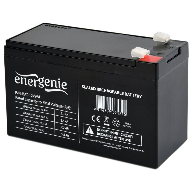 Акумулятор EnerGenie BAT-12V9AH