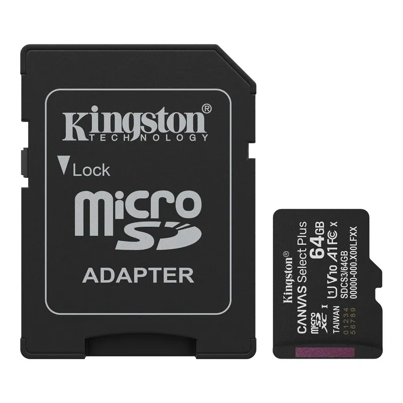 Карта пам"яті Kingston microSDHC 64GB Class10 Gen3 SDCS3/64GB