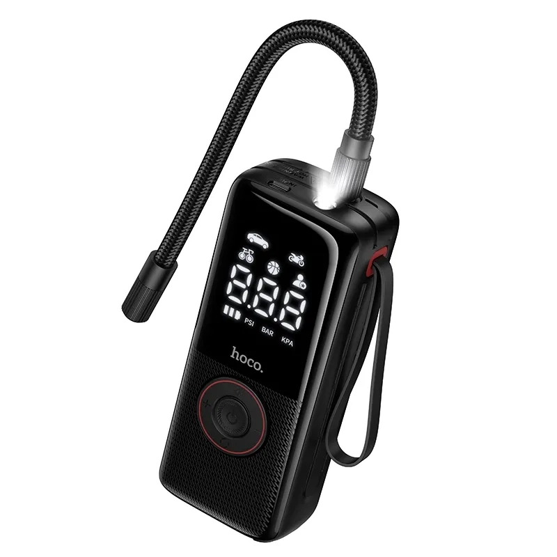 Автокомпресор HOCO ZP18 Enlighten Black 6942007673303