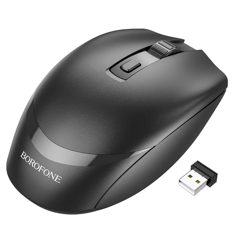 Миша BOROFONE BG7 Platinum 2.4G Black 6974443389982