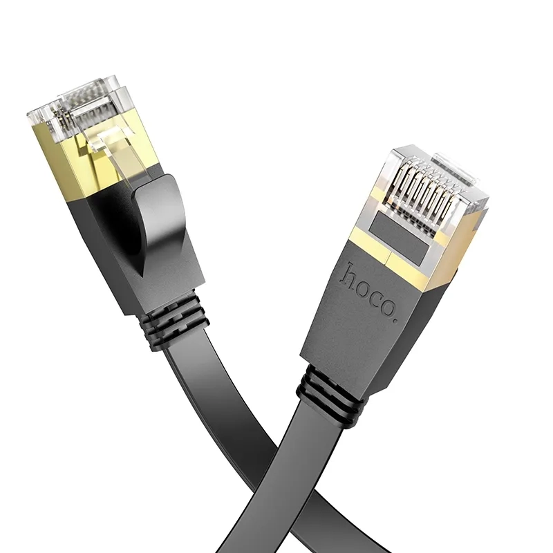 Шнур UTP RJ45 20.0m HOCO US07 Black 6931474780720