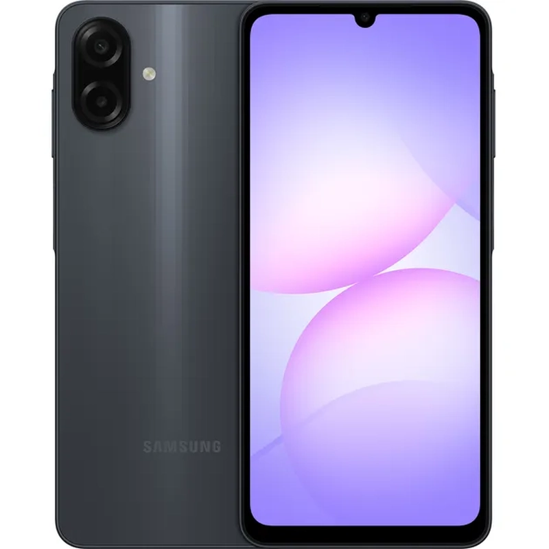 Смартфон Samsung A07 4/128GB Black (SM-A075FZKGSEK)