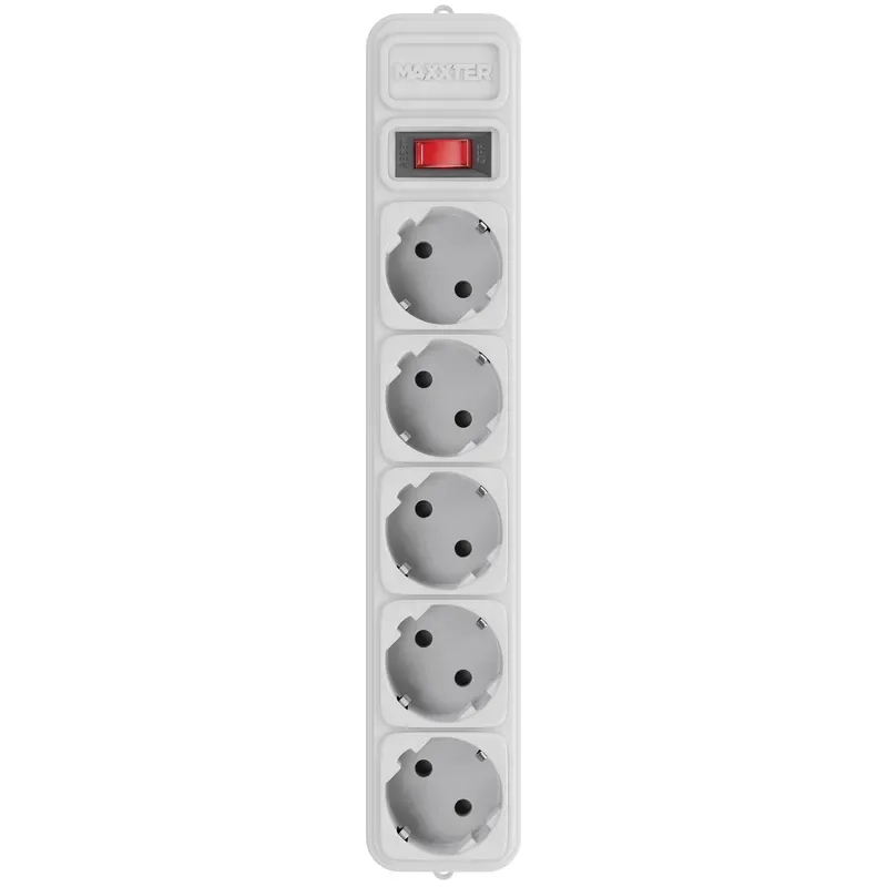 Мережевий фільтр Maxxter SPM5-G-6G, 1.8 м. кабель, 5