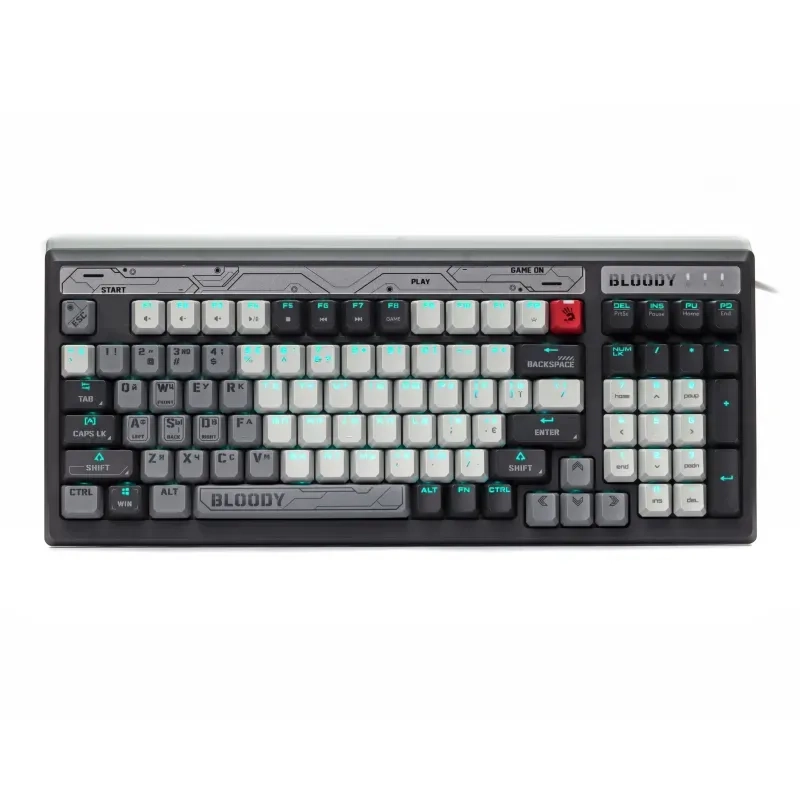 Клавіатура Bloody B950 RGB (Warrior Grey)