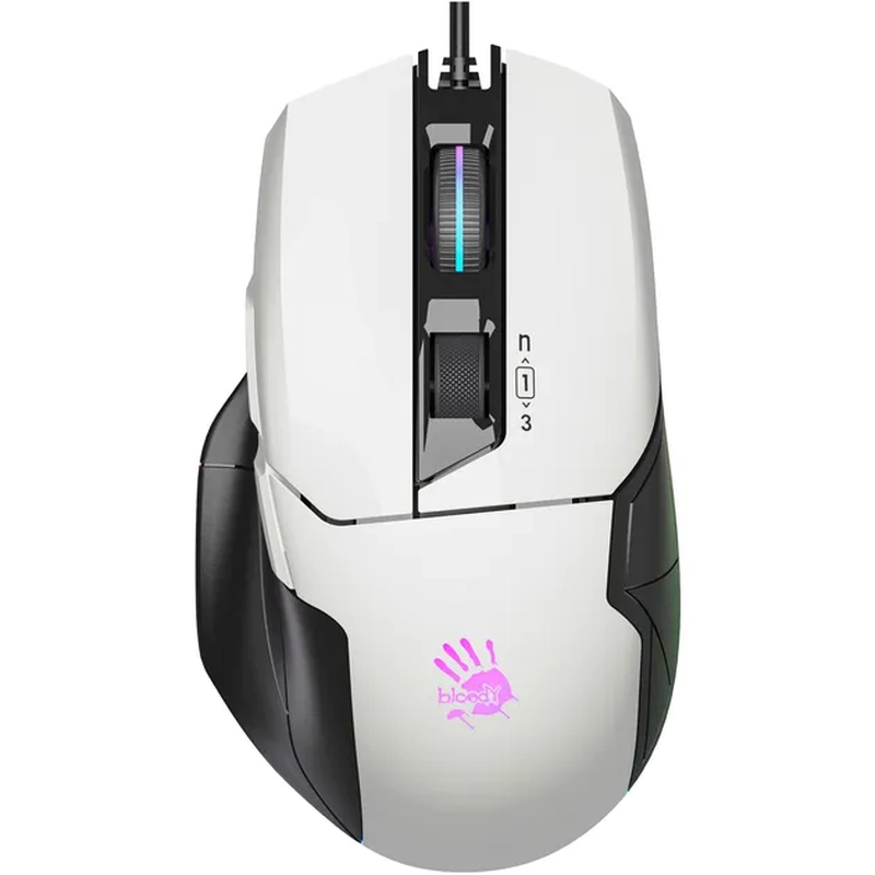 Миша ігрова A4Tech W70 Max Bloody (Panda White)